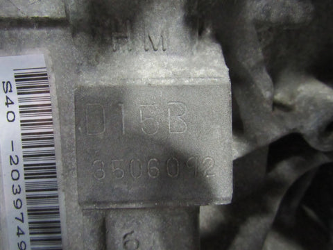 1996 1997 1998 1999 2000 Honda Civic Engine D15B 1.5L D16Y7 Replacement (Engine Only)