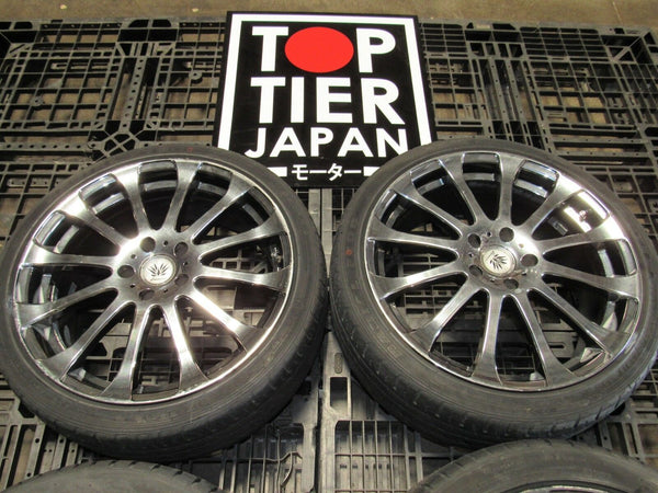 JDM Lehrmeister Excalibur Wheels Staggered 19X8+45 Front 19x9+45