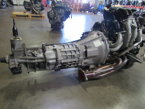 JDM Mazda 13B RX8 engine and 6 Speed Transmission 2003-2008 Renesis Odula Header