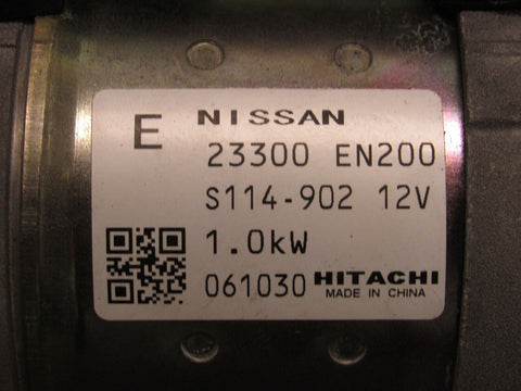 JDM 2007-2012 Nissan Sentra MR20 2.0L CVT OEM Starter Motor Automatic